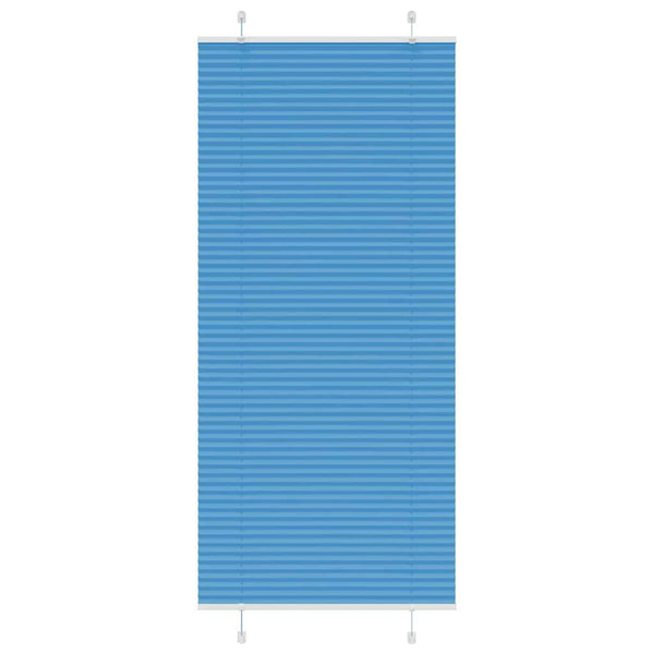 Pliseerattu kaihdin sininen 90x200 cm kangas leveys 89,4 cm polyesteri
