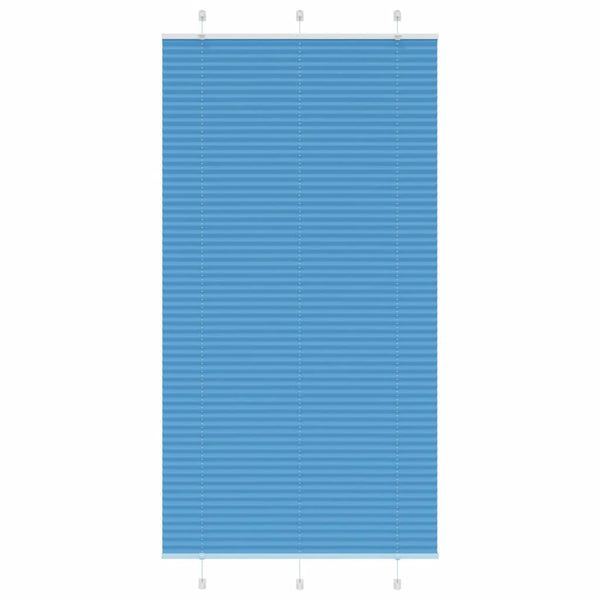 Pliseerattu kaihdin sininen 105x200 cm kangas leveys 104,4 cm polyesteri