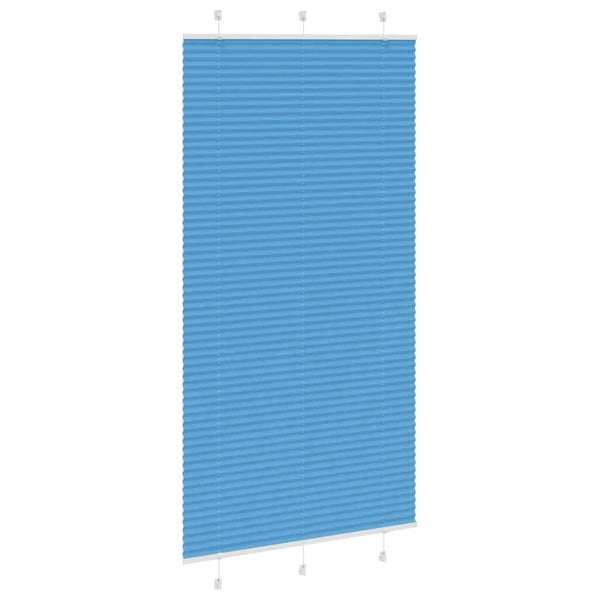 Pliseerattu kaihdin sininen 105x200 cm kangas leveys 104,4 cm polyesteri