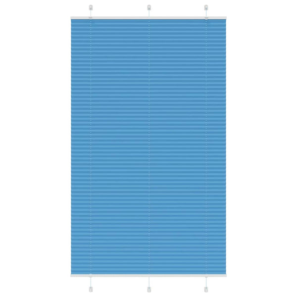 Pliseerattu kaihdin sininen 120x200 cm kangas leveys 119,4 cm polyesteri
