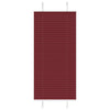 Pliseerattu kaihdin, bordeaux'n punainen, 65x100 cm, kangas, leveys 64,4 cm, polyesteri