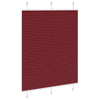 laskostettu blind Bordeaux Red 105x100 cm Kankaan leveys