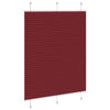 laskostettu blind Bordeaux Red 105x100 cm Kankaan leveys