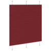 laskostettu blind Bordeaux Red 120x100 cm Kankaan leveys