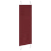 Pliseerattu kaihdin, bordeaux'n punainen, 45x150 cm, kangas, leveys 44,4 cm, polyesteri