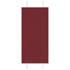 laskostettu blind Bordeaux Red 60x150 cm Kankaan leveys