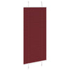 Pliseerattu kaihdin, bordeaux'n punainen, 65x150 cm, kangas, leveys 64,4 cm, polyesteri