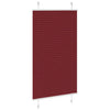 laskostettu blind Bordeaux Red 80x150 cm Kankaan leveys