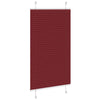 laskostettu blind Bordeaux Red 80x150 cm Kankaan leveys