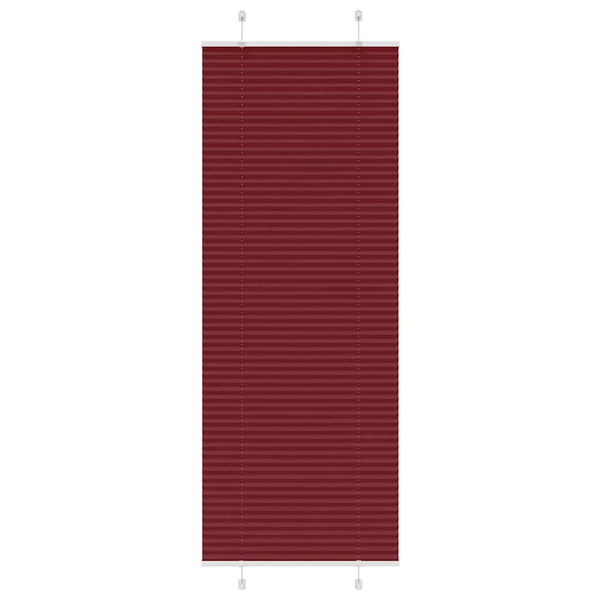 Pliseerattu kaihdin, bordeaux'n punainen, 70x200 cm, kangas, leveys 69,4 cm, polyesteri