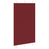 Pliseerattu kaihdin, bordeaux'n punainen, 120x200 cm, kangas, leveys 119,4 cm, polyesteri