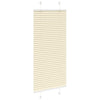 Cream laskostettu blind Matita 60x100cm (kankaan leveys 59,4 cm)