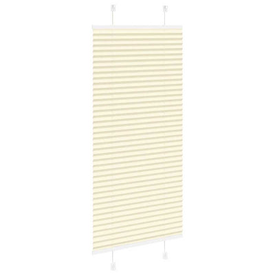 Cream laskostettu blind Matita 60x100cm (kankaan leveys 59,4 cm)