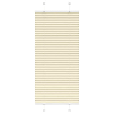 Cream laskostettu blind Matita 65x100cm (kankaan leveys 64,4 cm)