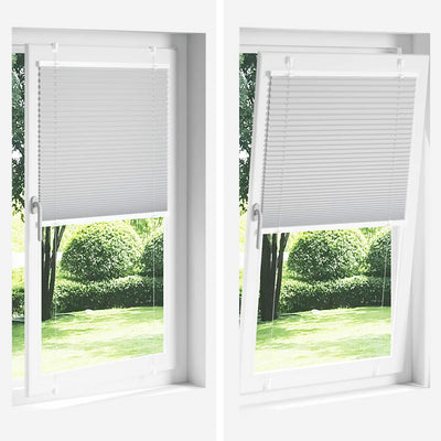 Cream laskostettu blind Matita 95x100cm (kankaan leveys 94,4 cm)