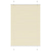 Cream laskostettu blind Matita 100x100cm (kankaan leveys 99,4 cm)
