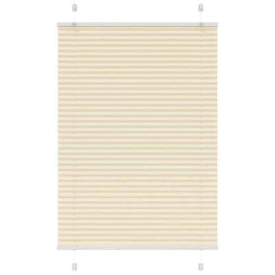 Cream laskostettu blind Matita 100x100cm (kankaan leveys 99,4 cm)