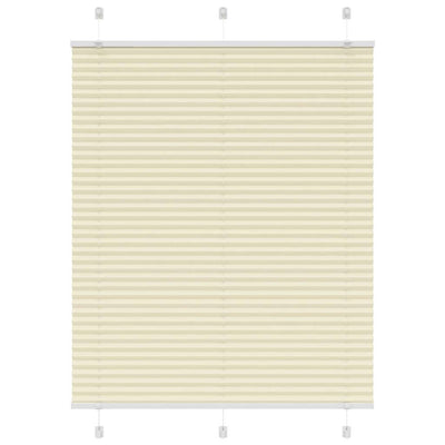 Cream laskostettu blind Matita 105x100cm (kankaan leveys 104,4 cm)