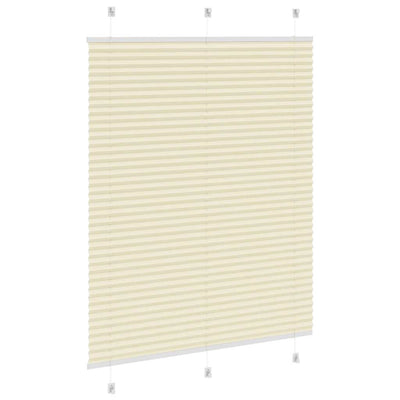 Cream laskostettu blind Matita 105x100cm (kankaan leveys 104,4 cm)