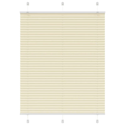 Cream laskostettu blind Matita 110x100cm (kankaan leveys 109,4 cm)