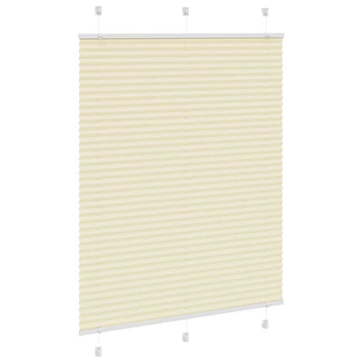 Cream laskostettu blind Matita 110x100cm (kankaan leveys 109,4 cm)