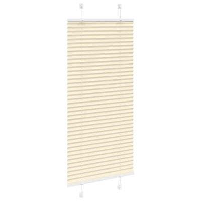 Cream laskostettu blind Matita 55x150cm (kankaan leveys 54,4 cm)