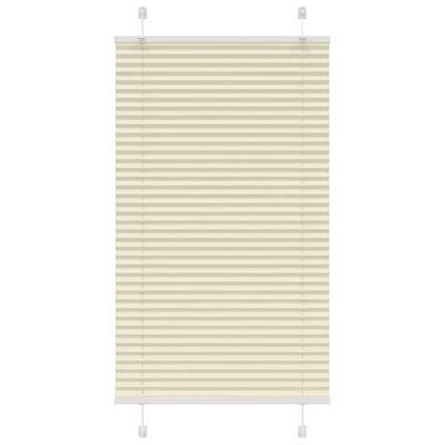 Cream laskostettu blind Matita 75x150cm (kankaan leveys 74,4 cm)