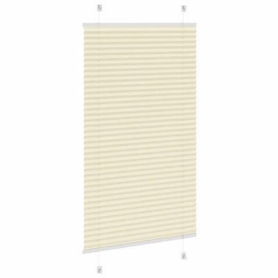 Cream laskostettu blind Matita 75x150cm (kankaan leveys 74,4 cm)