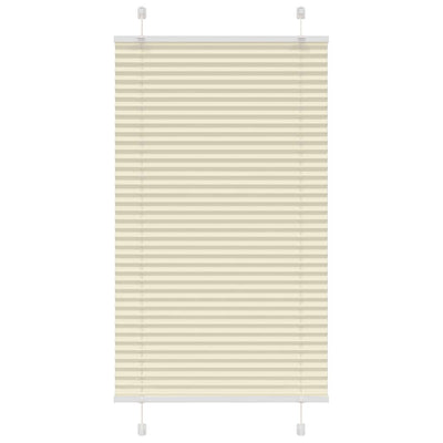 Cream laskostettu blind Matita 80x150cm (kankaan leveys 79,4 cm)