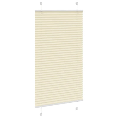 Cream laskostettu blind Matita 80x150cm (kankaan leveys 79,4 cm)