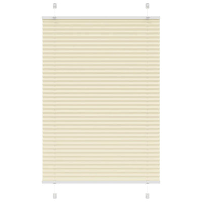 Cream laskostettu blind Matita 100x150cm (kankaan leveys 99,4 cm)