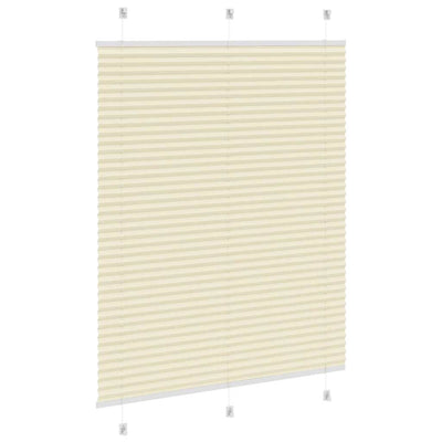 Cream laskostettu blind Matita 105x150cm (kankaan leveys 104,4 cm)