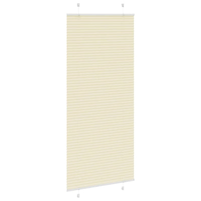 Cream laskostettu blind Matita 85x200cm (kankaan leveys 84,4 cm)
