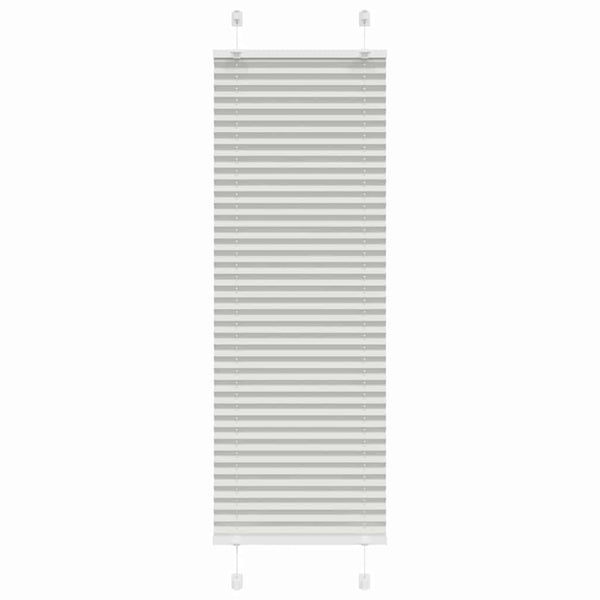 Vaaleanharmaa laskostettu blindit Matita 50x100cm (kankaan leveys)