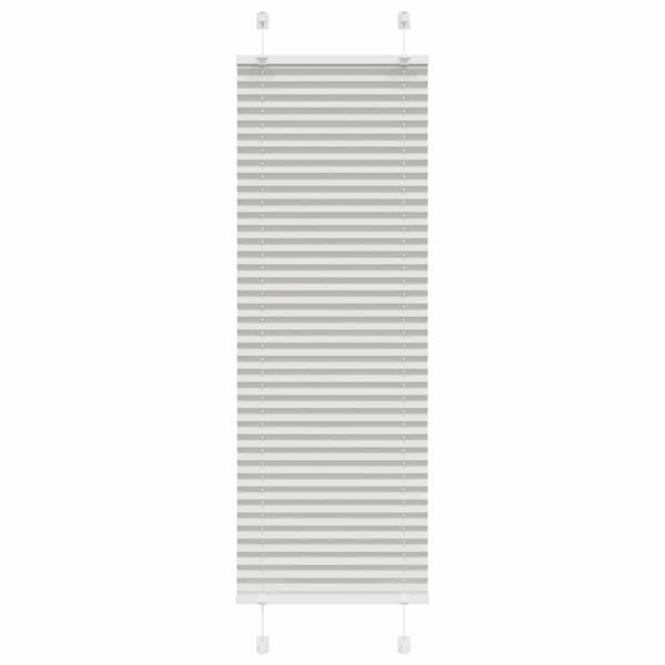 Vaaleanharmaa laskostettu blindit Matita 40x150cm (kankaan leveys)