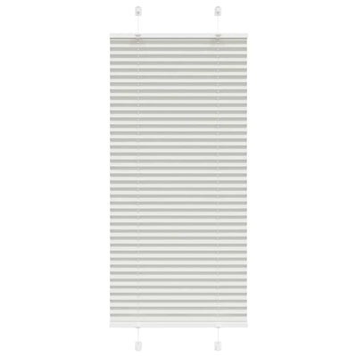 Vaaleanharmaa laskostettu kaihdin Matita 60x150cm (kankaan leveys)