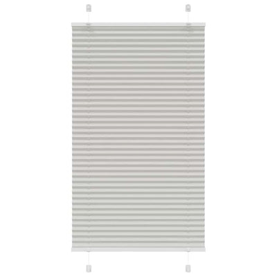 Vaaleanharmaa laskostettu kaihdin Matita 80x150cm (kankaan leveys)