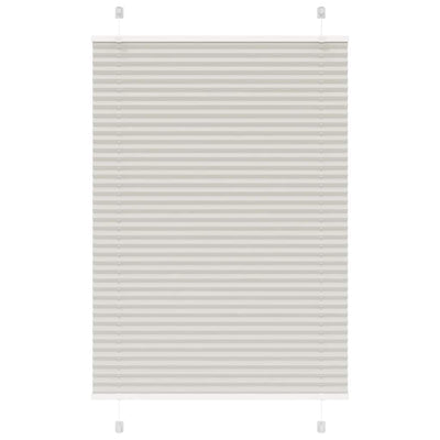 Vaaleanharmaa laskostettu kaihdin Matita 85x150cm (kankaan leveys)