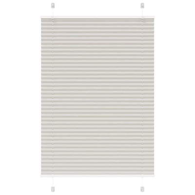 Vaaleanharmaa laskostettu kaihdin Matita 100x150cm (kankaan leveys)