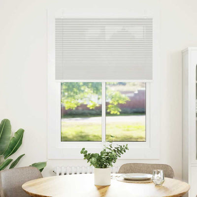 Vaaleanharmaa laskostettu kaihdin Matita 100x150cm (kankaan leveys)