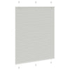 Vaaleanharmaa laskostettu blindit Matita 105x150cm (kankaan leveys)