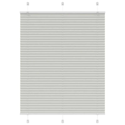 Vaaleanharmaa laskostettu kaihdin Matita 110x150cm (kankaan leveys)