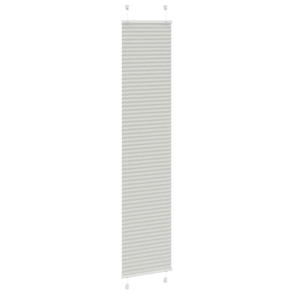 Vaaleanharmaa laskostettu blindit Matita 50x200cm (kankaan leveys)