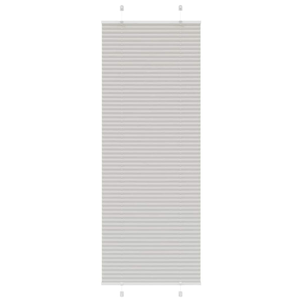 Vaaleanharmaa laskostettu blindit Matita 70x200cm (kankaan leveys)