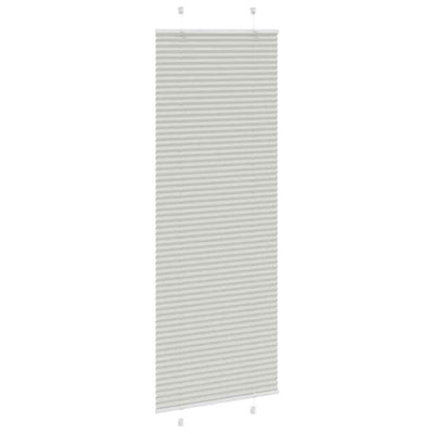 Vaaleanharmaa laskostettu kaihdin Matita 75x200cm (kankaan leveys)