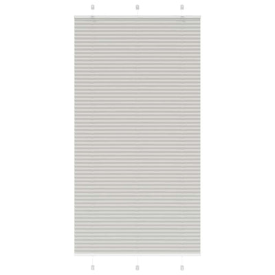 Vaaleanharmaa laskostettu kaihdin Matita 110x200cm (kankaan leveys)