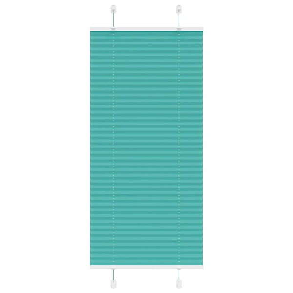 Pliseerattu kaihdin petrolinvihreä 65x100 cm kangas leveys 64,4 cm polyesteri