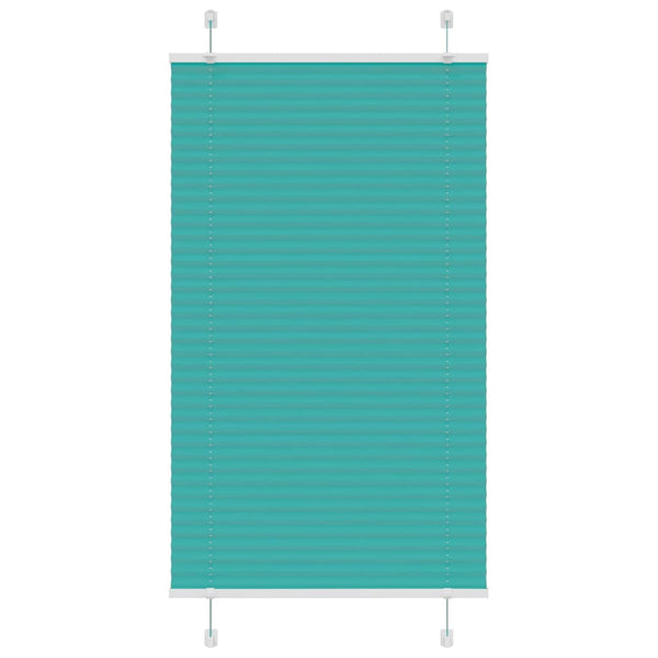 Pliseerattu kaihdin petrolinvihreä 70x100 cm kangas leveys 69,4 cm polyesteri