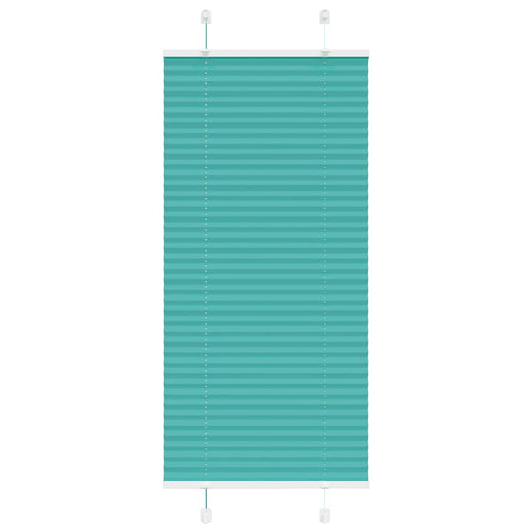 Pliseerattu kaihdin petrolinvihreä 65x150 cm kangas leveys 64,4 cm polyesteri