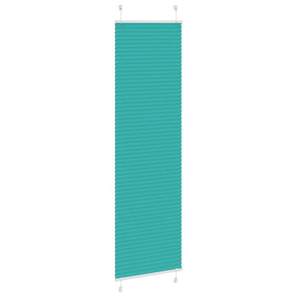 Pliseerattu kaihdin petrolinvihreä 55x200 cm kangas leveys 54,4 cm polyesteri